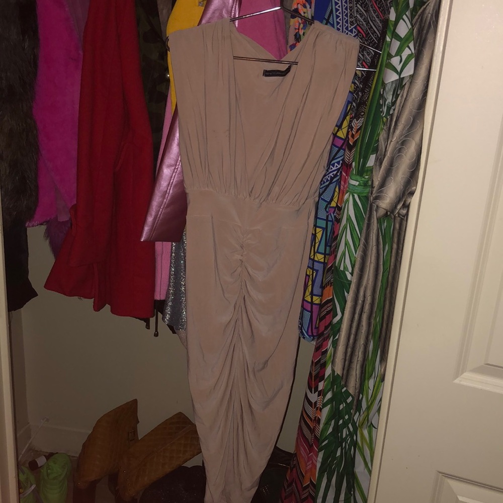 nude color dress!